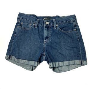 3/$25 Levi Strauss Rolled Hem Shorts Size 28